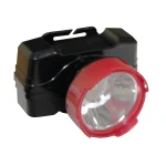Налобний ліхтар LED HL5 1W 6500K 4H 100L bat: 3,7V 1,2A IP53 Red/Black TNSy - Зображення 2