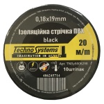 Стрічка ізоляційна ПВХнг 0,18х19мм чорна 20м TNSy - Зображення 2