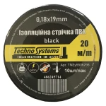 Стрічка ізоляційна ПВХнг 0,18х19мм чорна 20м TNSy - Зображення 2