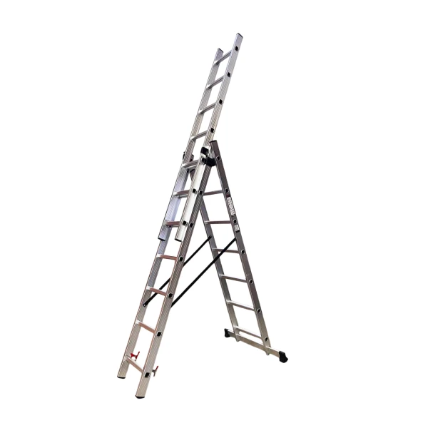 GTM Драбина 3-секц. розкл. 3*7сх. 1,90-4,07м