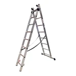 GTM Драбина 3-секц. розкл. 3*8сх. 2,18-4,88м - Зображення 2