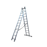 GTM Драбина 3-секц. розкл. 3*12сх. 3,26-8,12м - Зображення 2