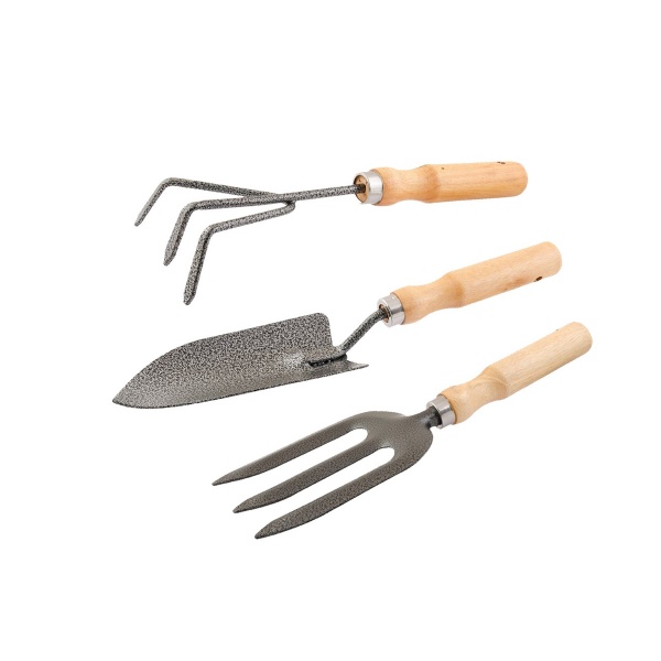 Набір садового інструменту MASTERTOOL Garden WOOD 3 шт 14-6099