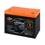 Акумулятор LP LiFePO4 25,6V - 32 Ah (820Wh) (BMS 40A/32А) пластик Smart BT - Зображення 4