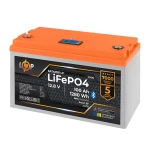 Акумулятор LP LiFePO4 12,8V - 100 Ah (1280Wh) (BMS 100A/50А) пластик LCD Smart BT - Зображення 4