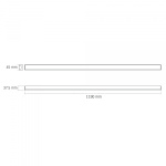 LED світильник лінійний VIDEX BN03 50W 1.2М 5000K 220V Black - Зображення 7