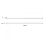 LED світильник лінійний VIDEX BN03 50W 1.2М 5000K 220V Black - Зображення 7