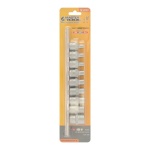 Набір головок торцевих E-TORX MASTERTOOL ⅜" E5-E16 CrV 9 шт 78-3809 - Зображення 3