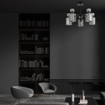 Накладний світильник Ardero BL1150-1 OLIVIA під лампу чорний - Зображення 3