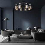 Накладний світильник Ardero BL1180-1 OLIVIA під лампу чорний - Зображення 3