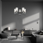 Накладний світильник Ardero BL1750-1 CHICAGO під лампу чорний - Зображення 3