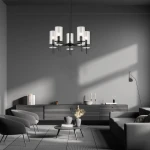 Накладний світильник Ardero BL1750-1 CHICAGO під лампу чорний - Зображення 3