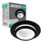 Вбудований світильник Ardero DL2815 під лампу чорний