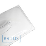 Кришка гастроємності BRILLIS з полікарбонату GN 1/1, прозора купольна - Зображення 2