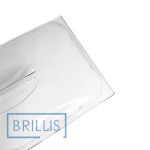 Кришка гастроємності BRILLIS з полікарбонату GN 1/1, прозора купольна - Зображення 2