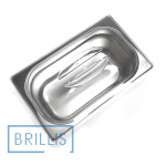 Кришка гастроємності BRILLIS з полікарбонату GN 1/4, прозора купольна - Зображення 3