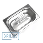 Кришка гастроємності BRILLIS з полікарбонату GN 1/4, прозора купольна - Зображення 3