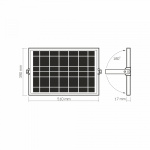 LED прожектор автономний VIDEX VL-FSO5-3005 3740Lm 5000K - Зображення 9