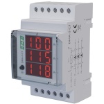 Цифровий індикатор струму F&F DMA-3-CT, трифазний - Зображення 2