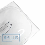 Кришка гастроємності BRILLIS з полікарбонату GN 1/2, прозора купольна - Зображення 2