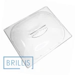 Кришка гастроємності BRILLIS з полікарбонату GN 1/2, прозора купольна
