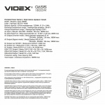 Портативна зарядна станція VIDEX OASIS 1800W 1229Wh (VPS-SG1-1KW8) - Зображення 11