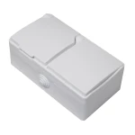 Розетка зовн. устан. 1-а з/к + вимикач зовн. устан. 1-кл. біла IP54 TNSy SURFACE TNSy - Зображення 3