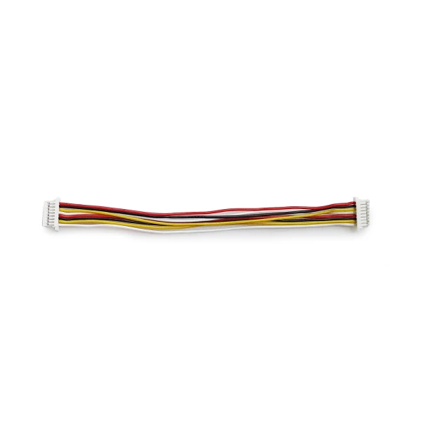 50 шт - Кабель силіконовий Micro JST SH1.0 F 8pin - Micro JST SH1.0 F 8pin 32AWG (100 мм)