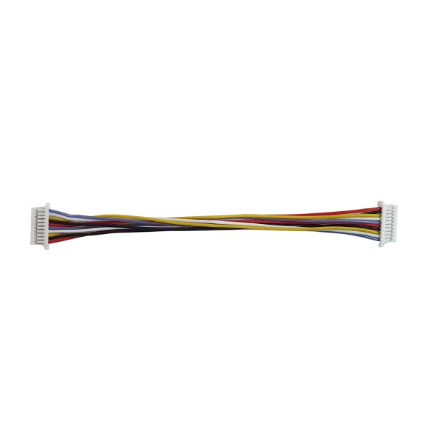 Кабель силіконовий Micro JST SH1.0 F 10pin - Micro JST SH1.0 F 10pin 32AWG розгорнутий (100 мм)