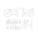 Мотор T-Motor AT4125 KV250 12S 2200W 50A для літаків - Зображення 6