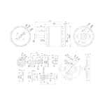 Мотор T-Motor AT4125 KV250 12S 2200W 50A для літаків - Зображення 6