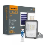 LED прожектор автономний VIDEX 600Lm 5000K Сенсорний (VLE-FSO-205-S)