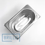 Кришка гастроємності BRILLIS з полікарбонату GN 1/9, прозора купольна - Зображення 3
