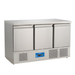 Стіл холодильний тридверний енергоефективний BRILLIS G-S903V S/S TOP