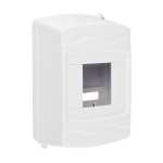 Корпус модульний пластиковий, 4 модулі, навісний, без дверцят, серії UBox  АСКО - Зображення 3