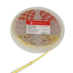 LED стрічка 10Вт 24В  COB  320 діодів, лимонний, серія COB, гарантія 3 роки - Зображення 3