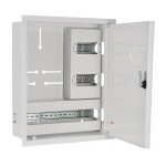 Корпус обліку металевий Light 27 модулів 3фл, вбудований IP31, серії UBox АСКО