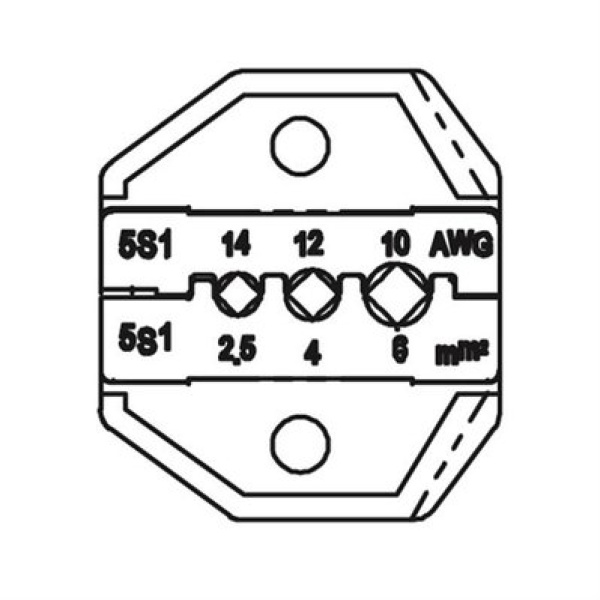 Матриця обтиску Solar-конекторів Pro'sKit CP-5S1D для Pro'sKit 1PK-3003F, CP-371, MC 3