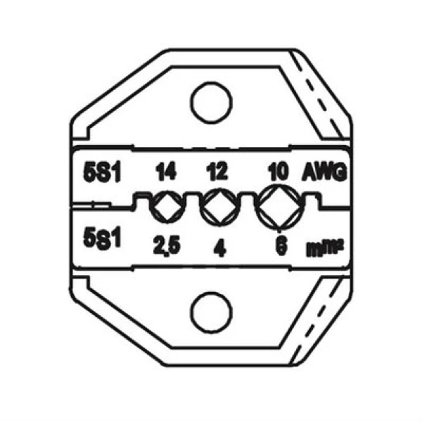 Матриця обтиску Solar-конекторів Pro'sKit CP-5S1D для Pro'sKit 1PK-3003F, CP-371, MC 3