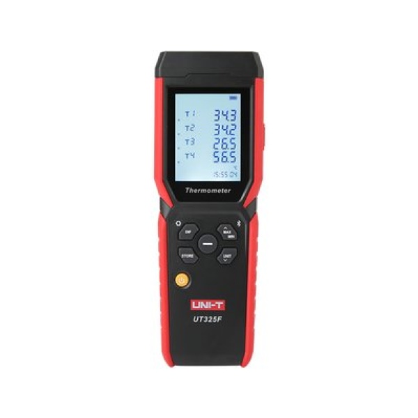 Цифровий термометр UNI-T UT325F, чотириканальний