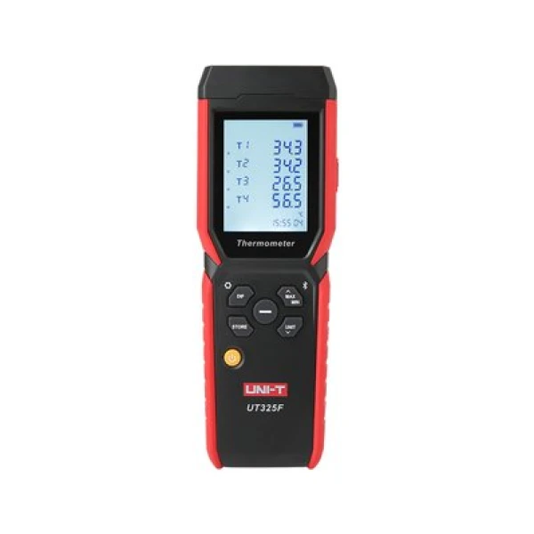 Цифровий термометр UNI-T UT325F, чотириканальний