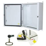 Бокс монтажний навісний BW t=1,5-(500х800х300) IP65 У2 без панелі, метал. замок