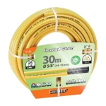 Claber Шланг поливальний 5/8" 30м Flexyfort Green, жовтий з зел. полосою