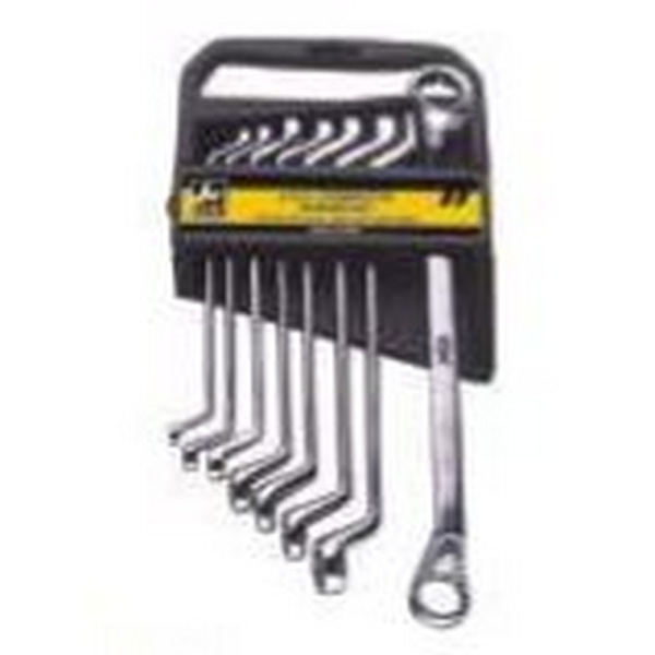 Ключі накидні MASTERTOOL COLD STAMPED набір 8 шт (6х7-20х22 мм) CrV DIN897 72-3208