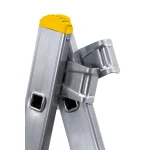 Драбина алюмінієва MASTERTOOL трисекційна комбінована 3х11 ступенів h=7250 мм max 150 кг 79-1311 - Зображення 14