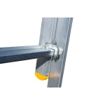 Драбина алюмінієва MASTERTOOL трисекційна комбінована 3х11 ступенів h=7250 мм max 150 кг 79-1311 - Зображення 7