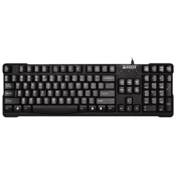 Клавіатура A4Tech KR-750 Black, USB, стандартна