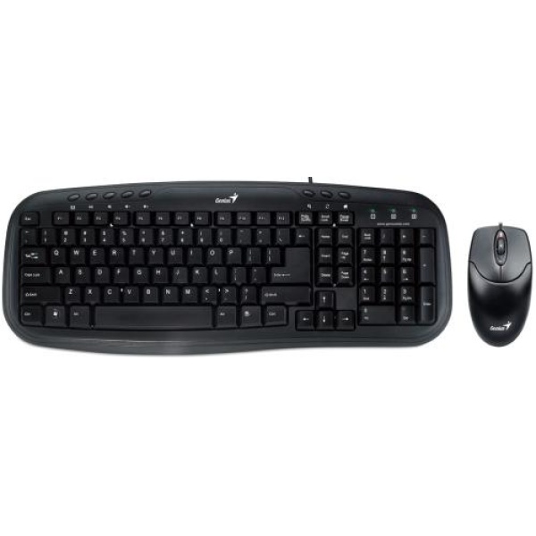 Комплект Genius Smart KM-200 Black Ukr, USB (31330003410)