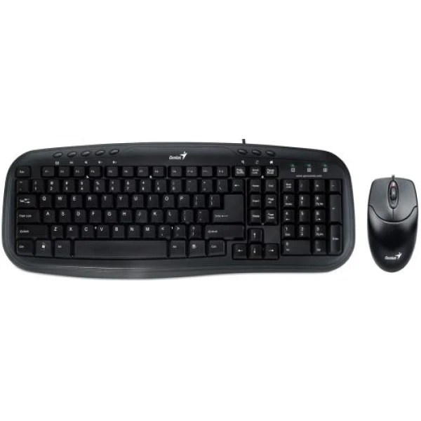 Комплект Genius Smart KM-200 Black Ukr, USB (31330003410)