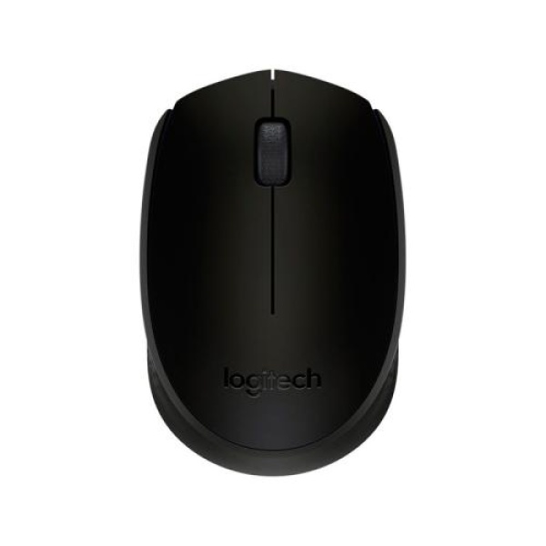 Миша Logitech B170, Black, USB, бездротова, оптична, 800 dpi, 3 кнопки, 1xAA (910-004798)